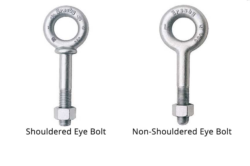 What Are The Different Types of Eye Bolts: Shouldered Eye Bolt vs. Non-Shouldered Eye Bolt