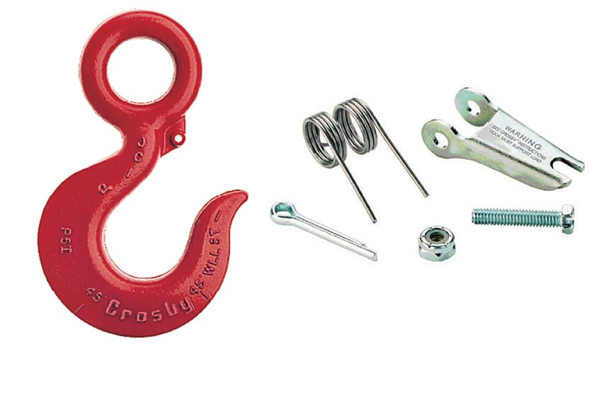 What are the Different Types of Lifting Hooks and Sling Hooks: Hook Latch Kits