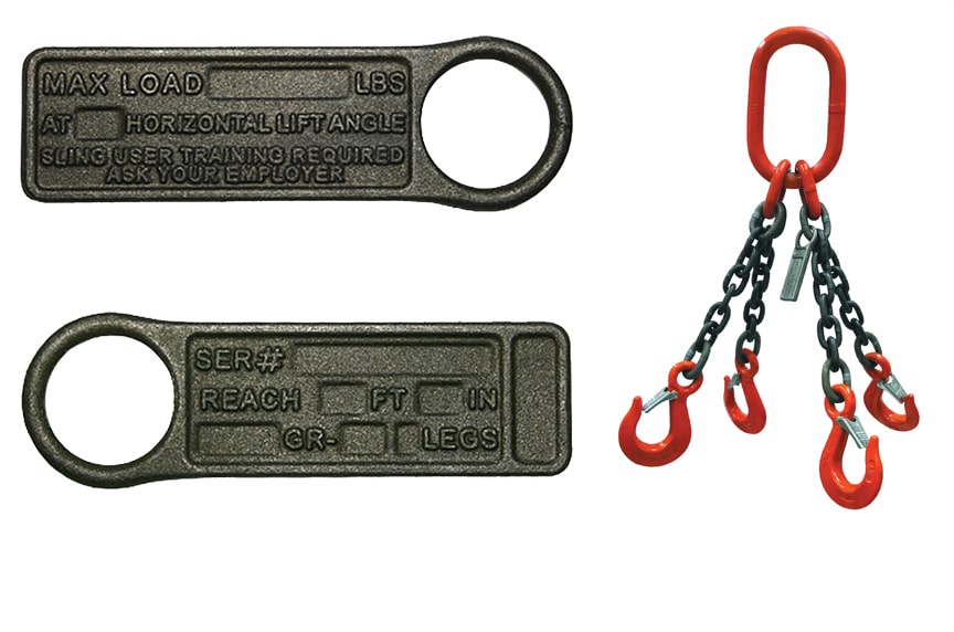 What Information Must Be Included on a Sling Identification Tag: Alloy Chain Sling Tag