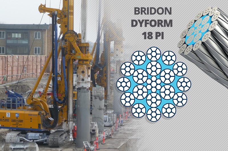 What is the Best Kelly Line Rope for a Foundation Drilling Rig: Bridon Dyform 18PI