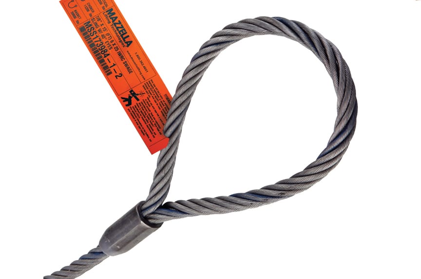 Wire Rope Slings: What Does Import and Domestic Really Mean: Flemish Eye Wire Rope Sling Eye