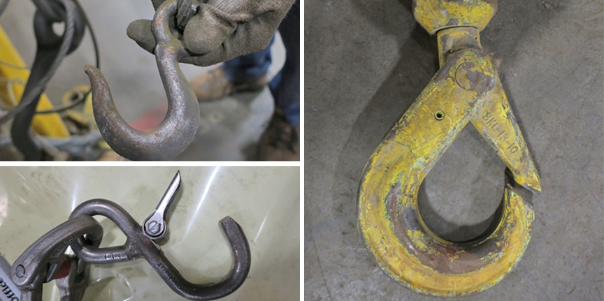 ASME B30.10 Hook Inspection Criteria and Best Practices for Use: Damaged Hooks