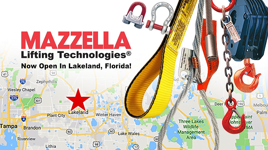 Mazzella Lifting Technologies Adds New Branch in Lakeland, Florida: Main