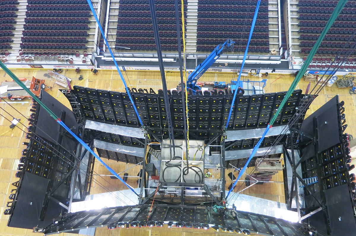 Mazzella Knocks Out Elaborate Scoreboard Upgrade at Rocket Mortgage FieldHouse