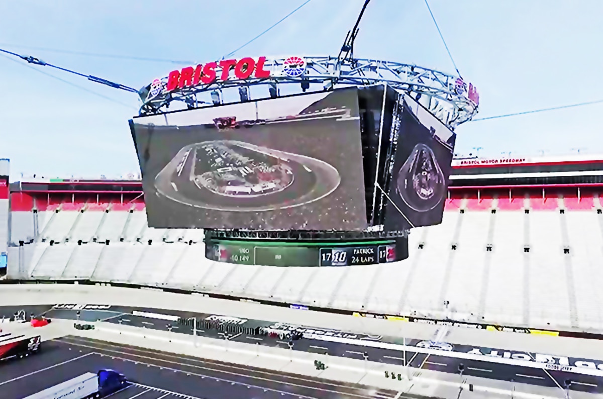 Tennessee Sling Provides Rigging for “Colossus” TV at Bristol Motor Speedway