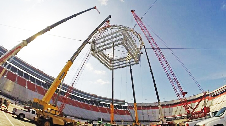 Tennessee Sling Center Provides Rigging For "Colossus" At Bristol Motor Speedway: Main