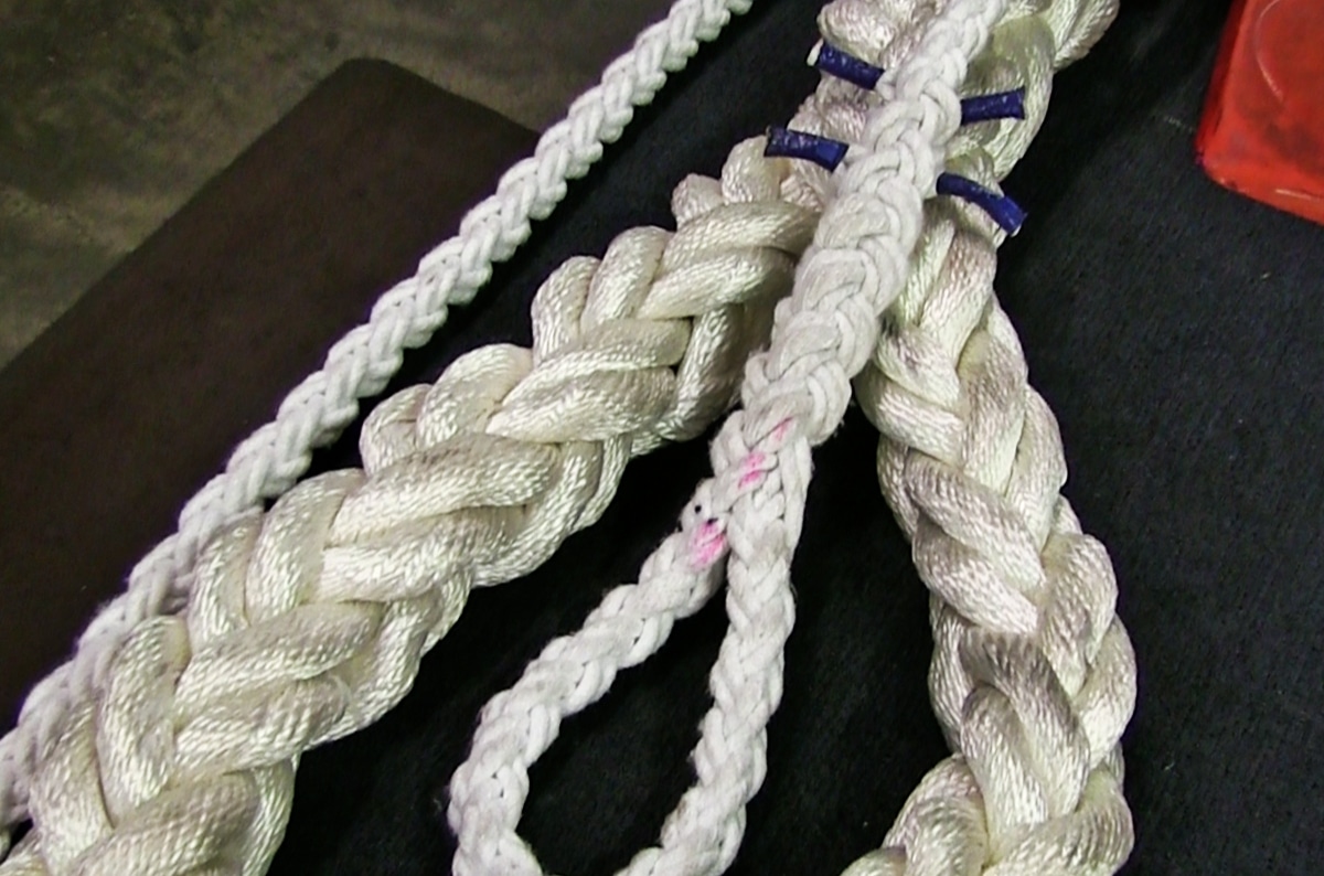 Efficiencies of Common Rope Splices, Knots, Bends, and Hitches