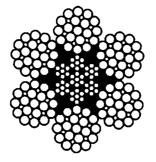 Standard 6x19 and 6x36 Classification Ropes: 6x25FW