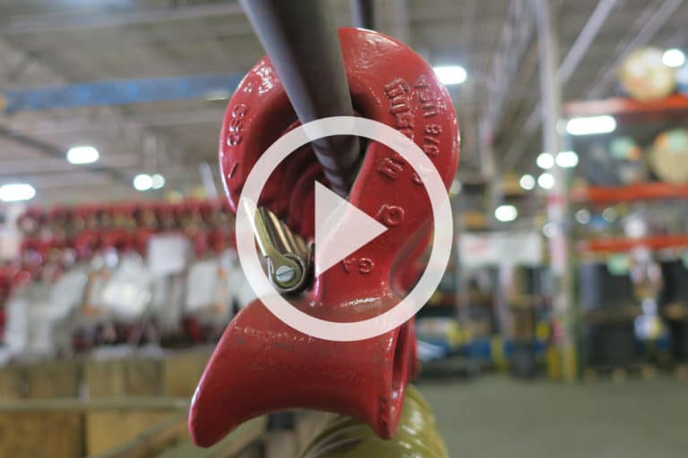 Does OSHA Require a Hook With a Safety Latch for an Overhead Lift?
