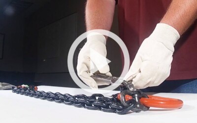 How to Inspect Alloy Chain Slings to OSHA and ASME Standards : Video