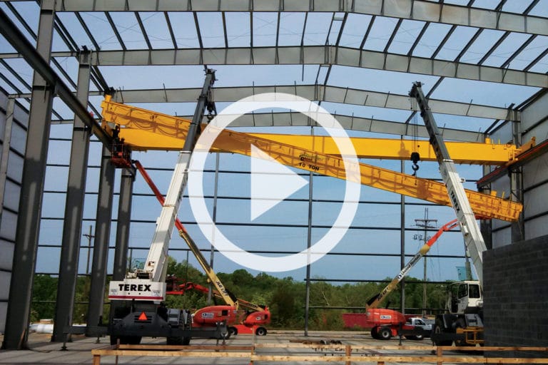 Installing an Overhead Crane Into an Existing Building Structure