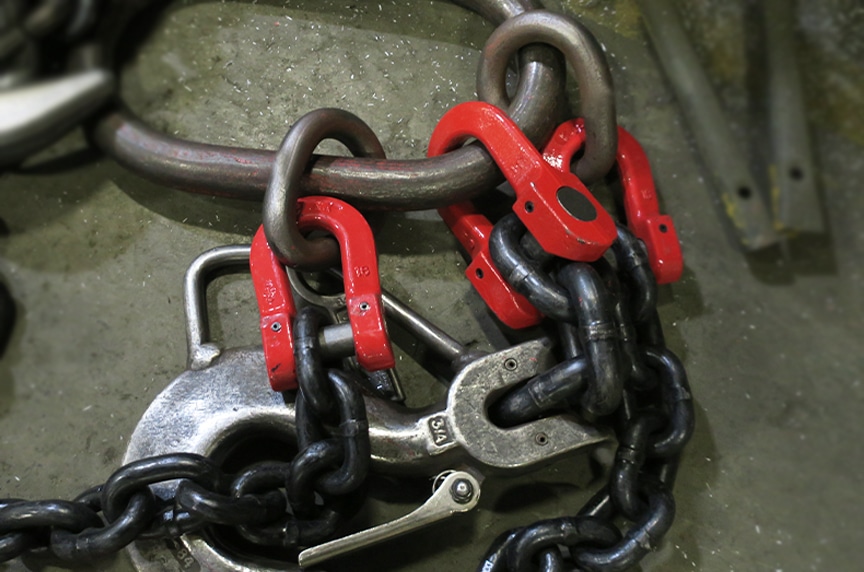 Master Links and Rings: Chain Sling Assembly Using Several Kuplex® Kupler® Links