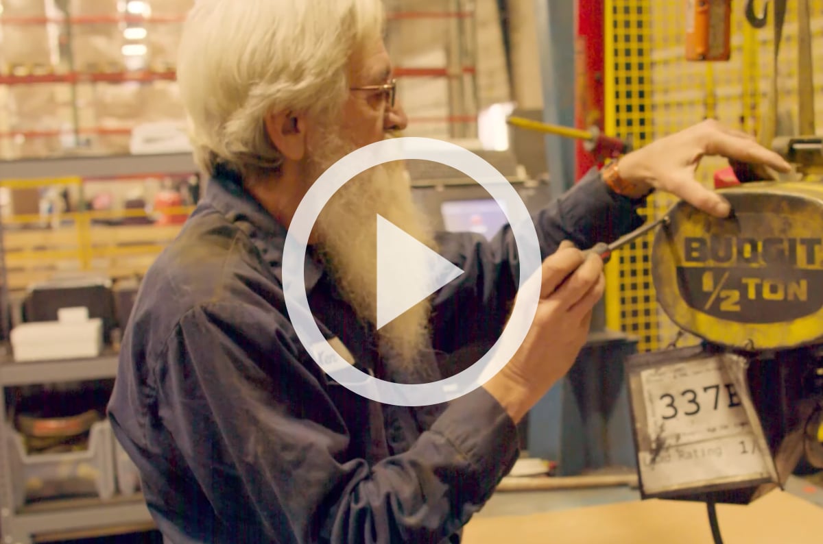 Meet Our Hoist Repair Team Servicing Manual, Electric, and Air Hoists
