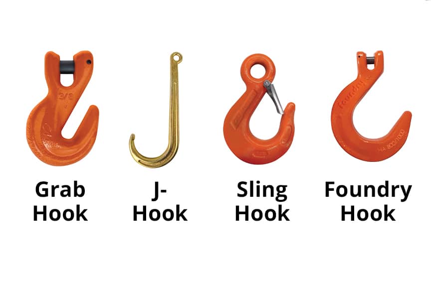 Chain Sling Configurations: Hook Types