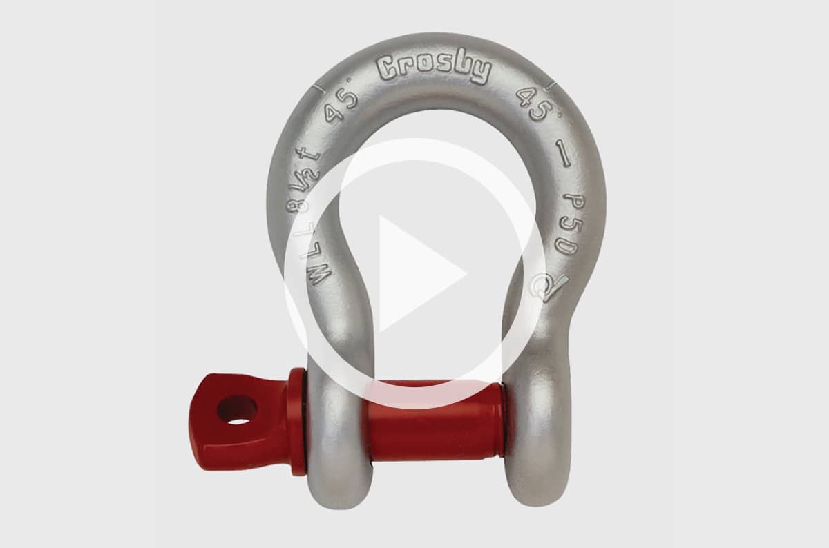 How Do I Properly Tighten the Screw Pin on an Anchor Shackle?