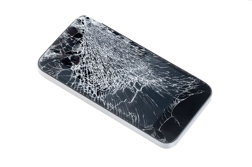 Sling Protection: Cracked iPhone