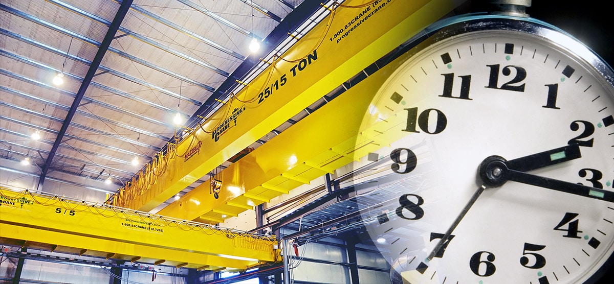 Buying A New Overhead Crane: Turnaround Time