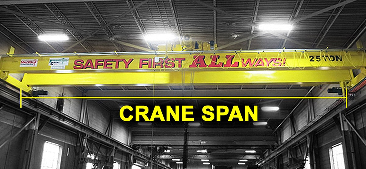 Overhead Crane Structure & Design: Measuring Crane Span