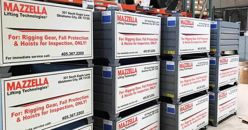 Mazzella Provides Rigging Repair Bins