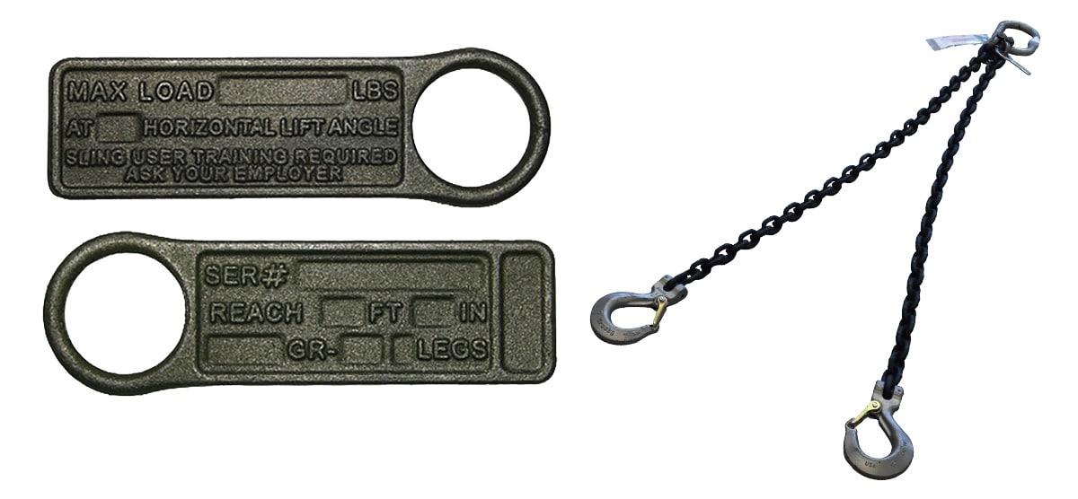 Alloy Chain Sling ID Tag Requirements