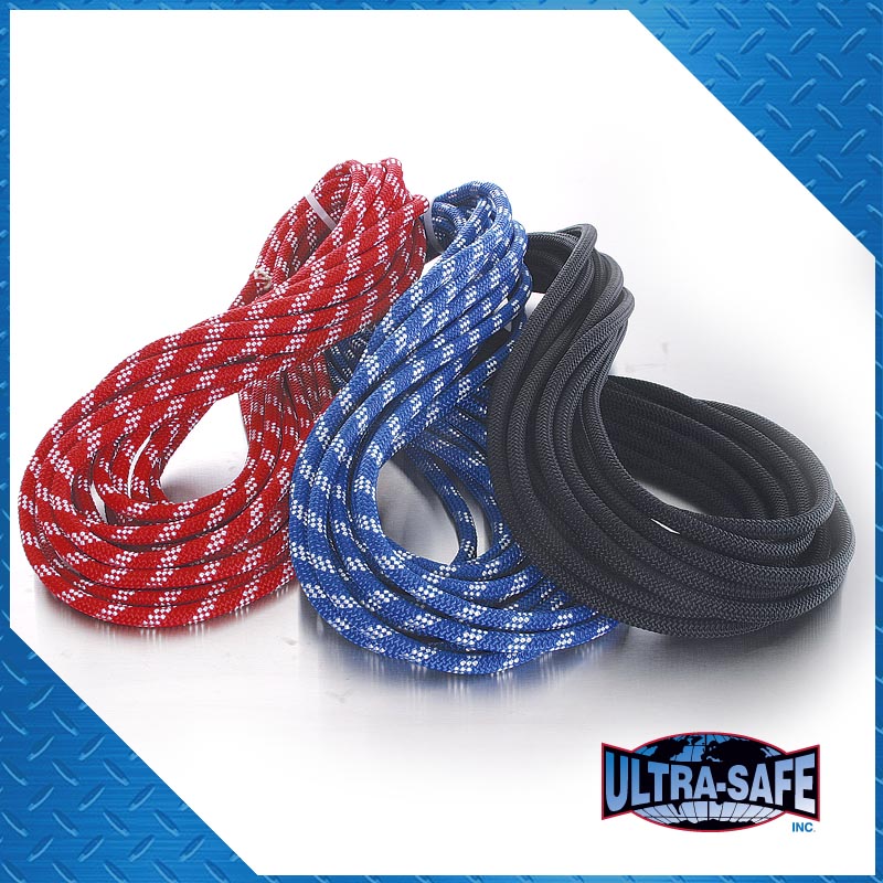 Ultra-Safe 5/8″ x 200′ Rappelling Rope (Blue or Black)