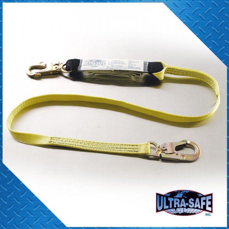 Ultra-Safe 1″ x 6’ Shock-Absorbing Lanyard