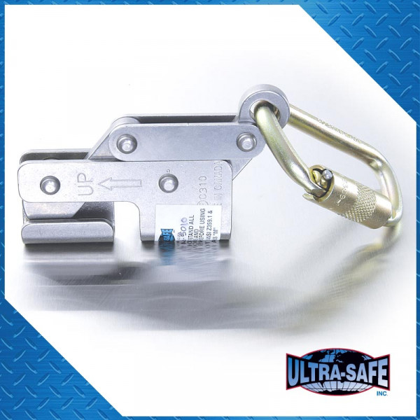 Ultra-Safe 3/8" Rope Grab for Galvanized or Stainless Steel Wire Rope