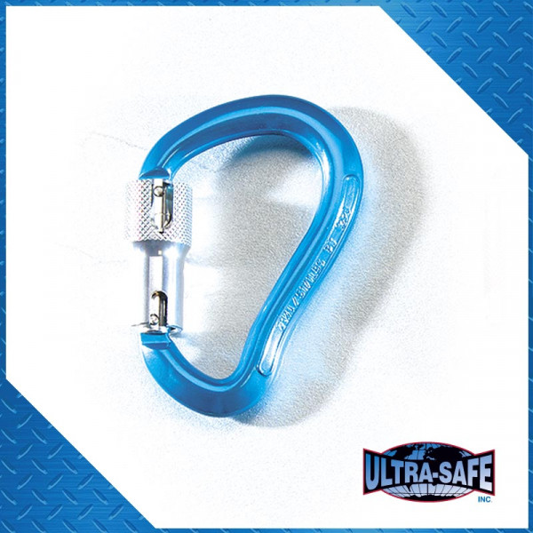 Ultra-Safe Small Carabiner, 3600 lb Gate, 1″ Throat, Aluminum