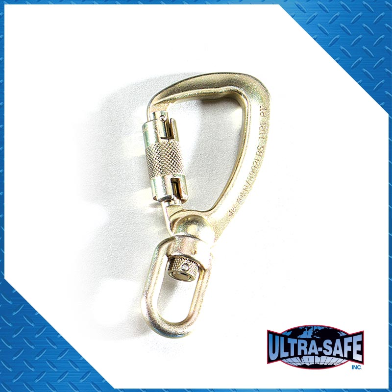 Ultra-Safe Swivel Choke Back Hook with Roll Gate, 3600 lb Gate, 7/8″ Throat