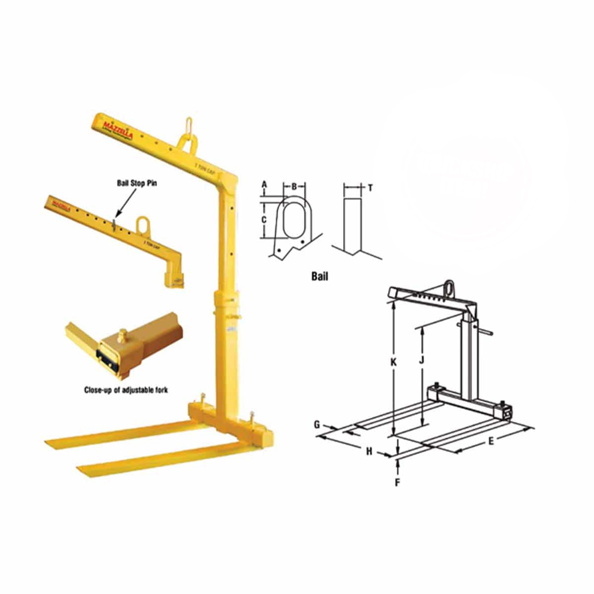 Adjustable Load Lifters (Model 90ACL)