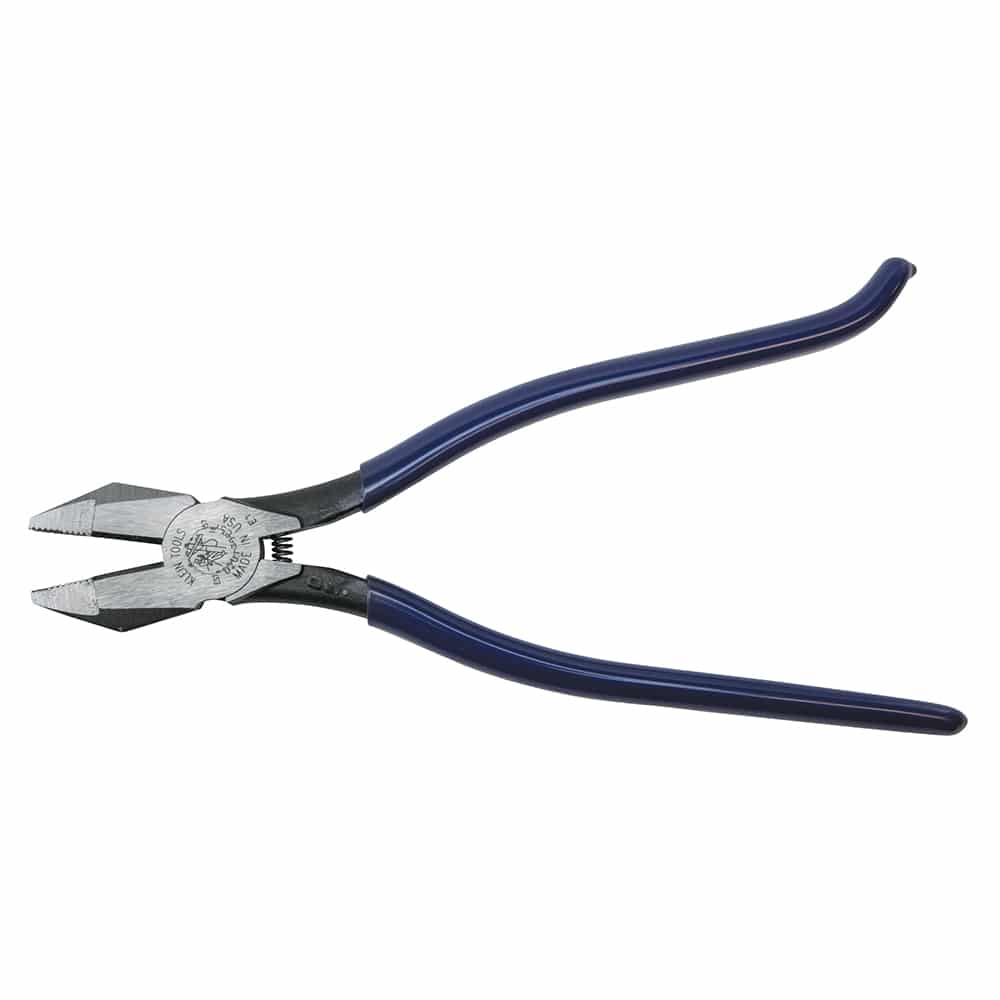 Plier, Iron Worker 7" Side Cut with Blue Dip D201-7CST
