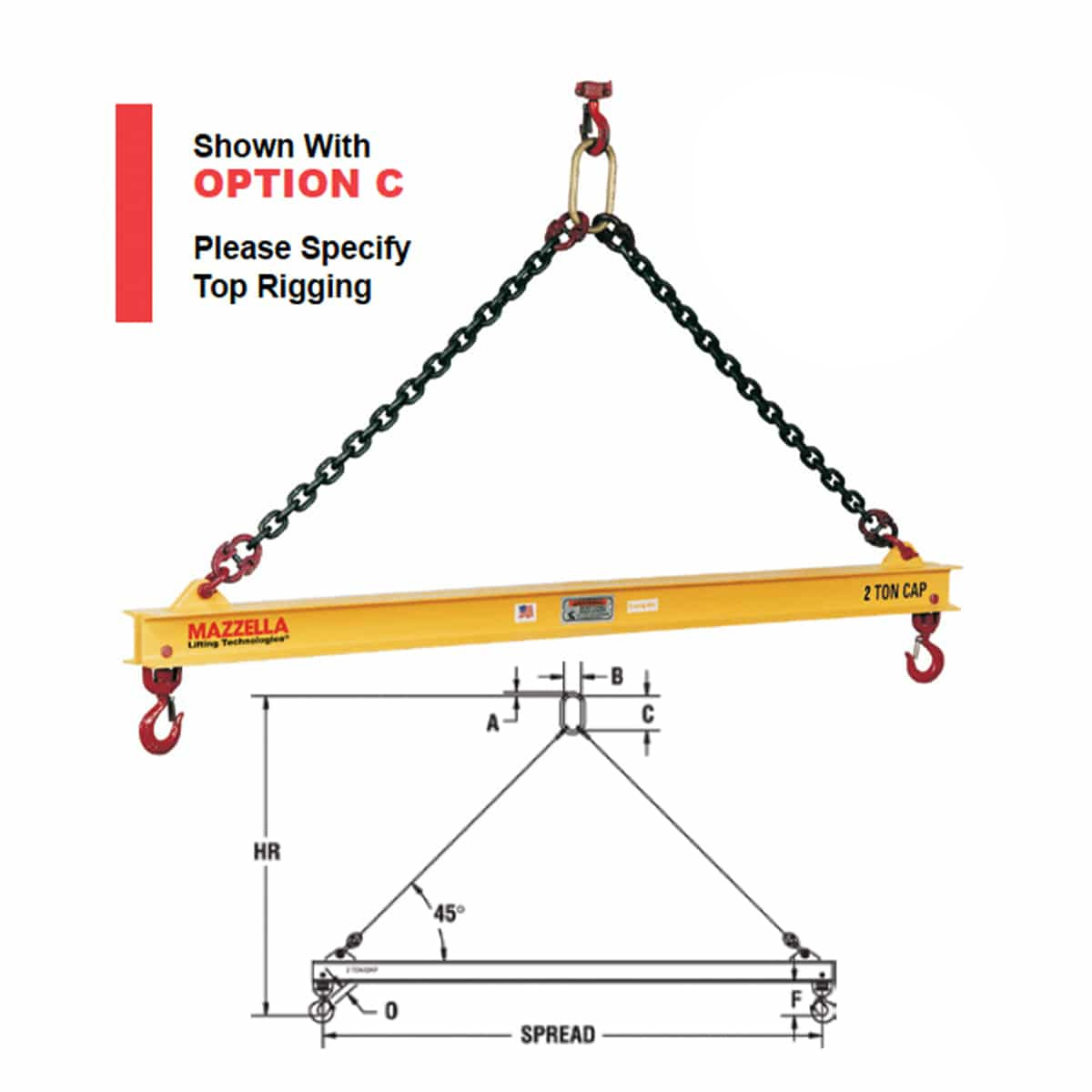 Fixed Spreader Beams (Model 30)
