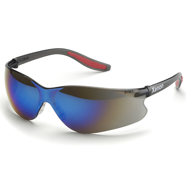 Safety Glasses Xenon Mirror Dark Blue SG-14M