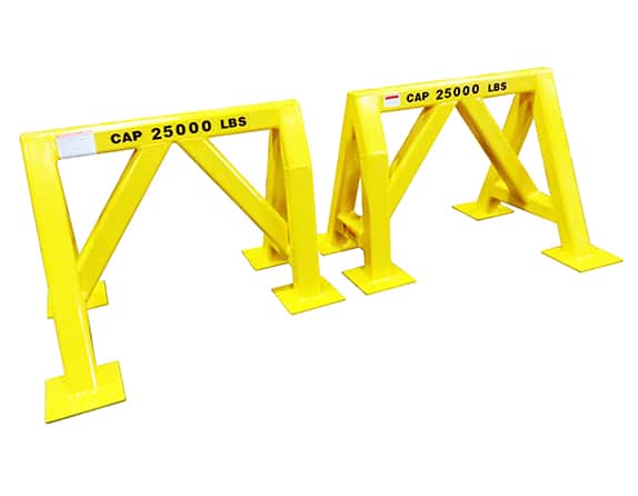 12.5-Ton Offset Leg Die Horses