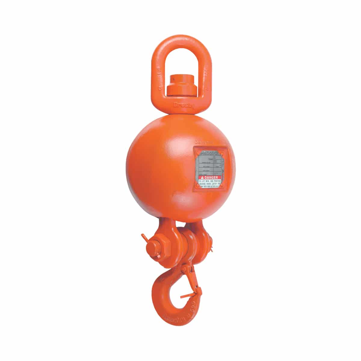 Crosby McKissick UB-550E Top Swivel Overhaul Balls with Crosby Eye Hook