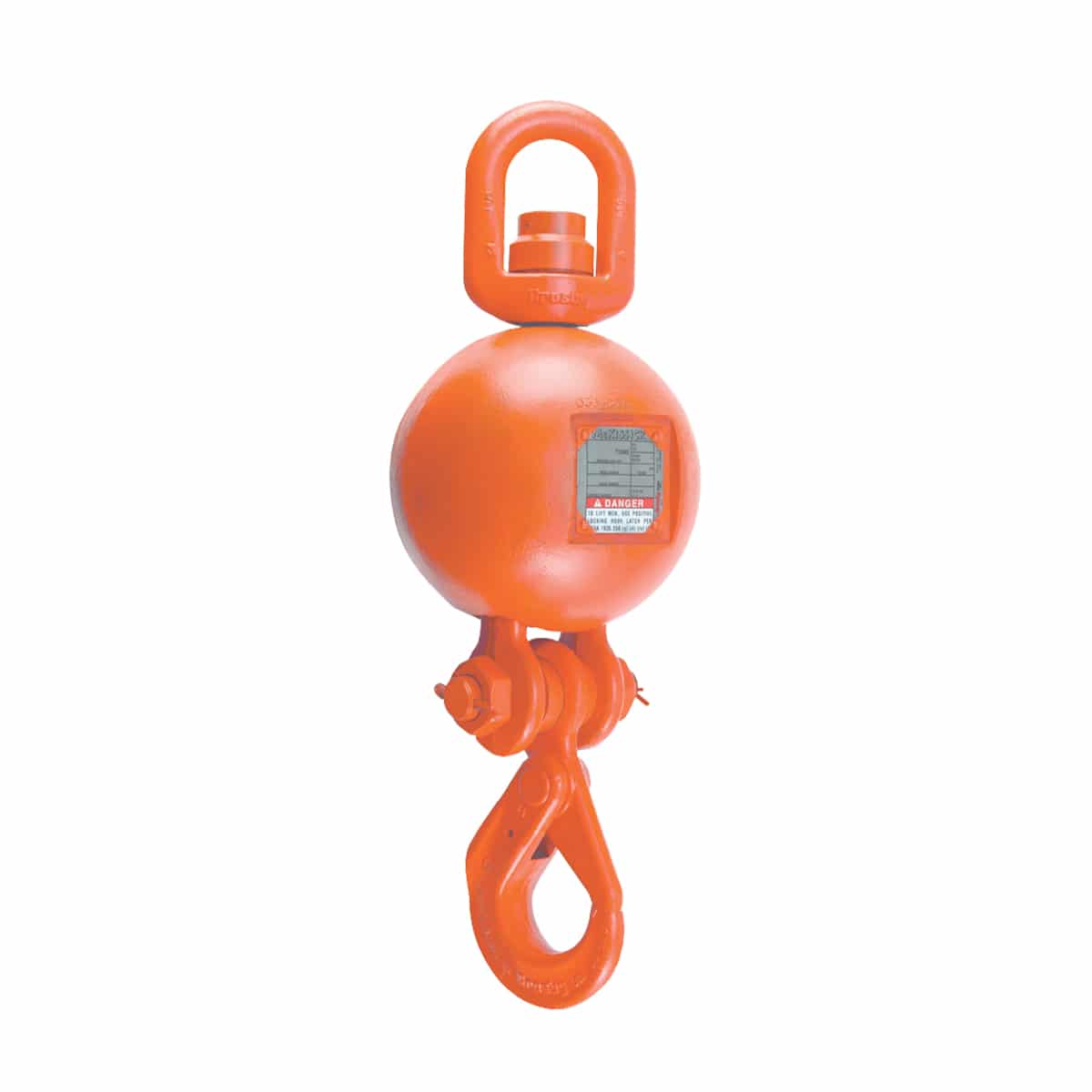 Crosby McKissick UB-550S Top Swivel Overhaul Balls with SHUR-LOC® Eye Hook