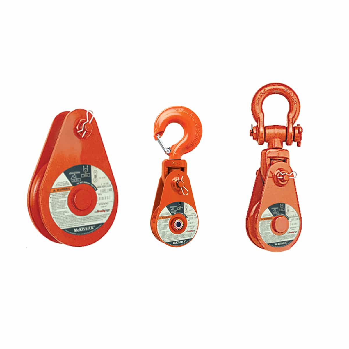 Crosby McKissick 416 / 417 / 402 Alloy Snatch Blocks