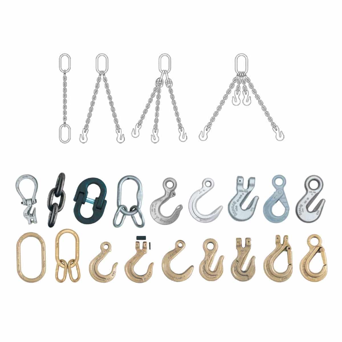 Crosby Grade 100 Chain Slings & Components