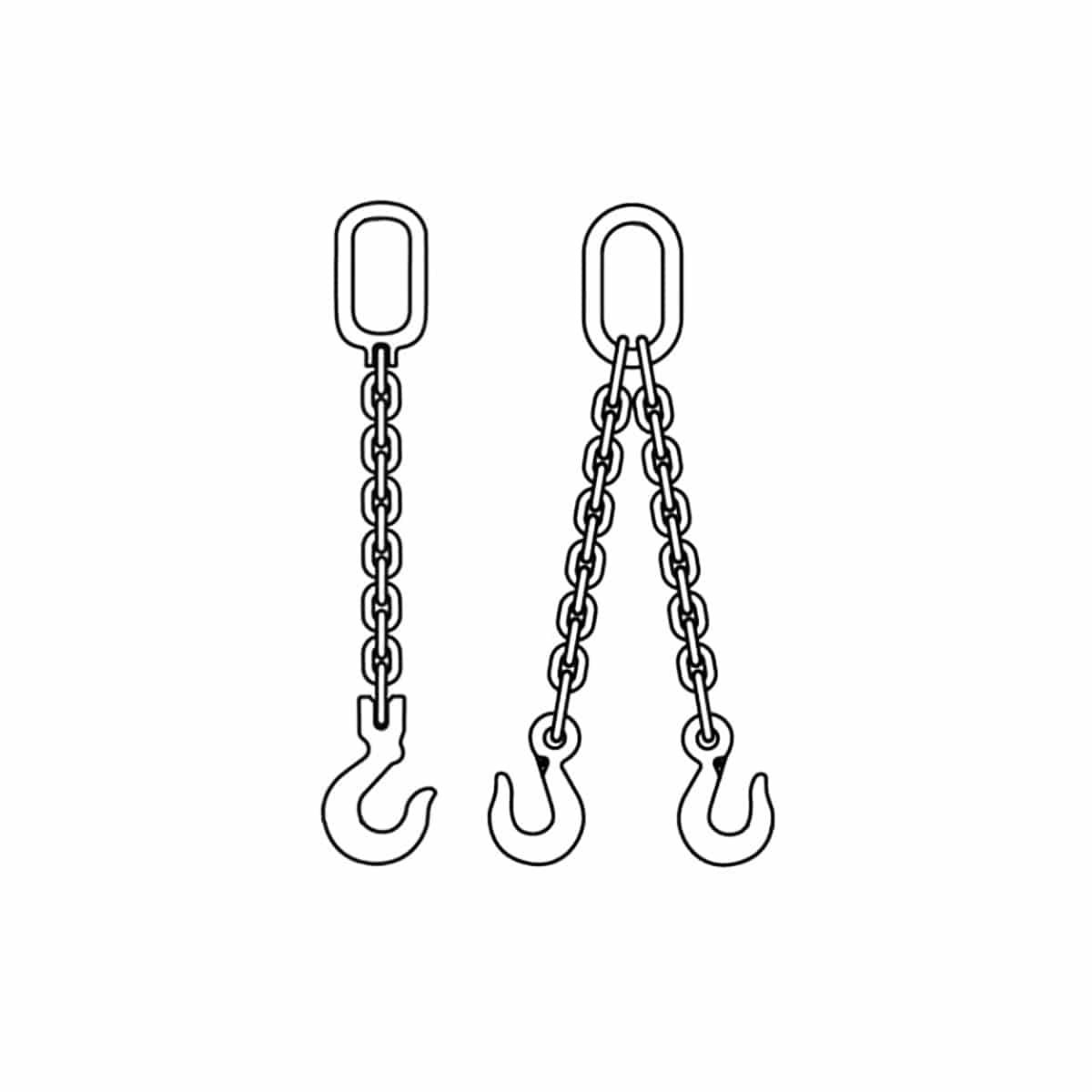 Peerless Kuplex® Grade 80 Chain Slings