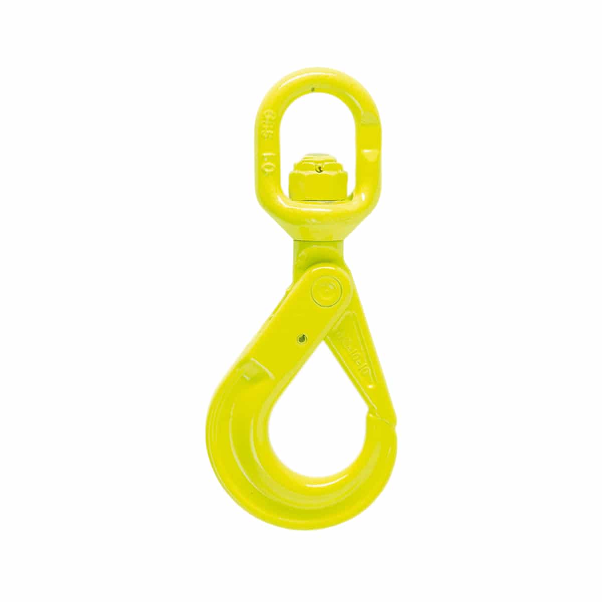 Gunnebo GrabiQ Swivel Eye Grip Latch Self-Locking Hook (with Bronze Bushing) LBK