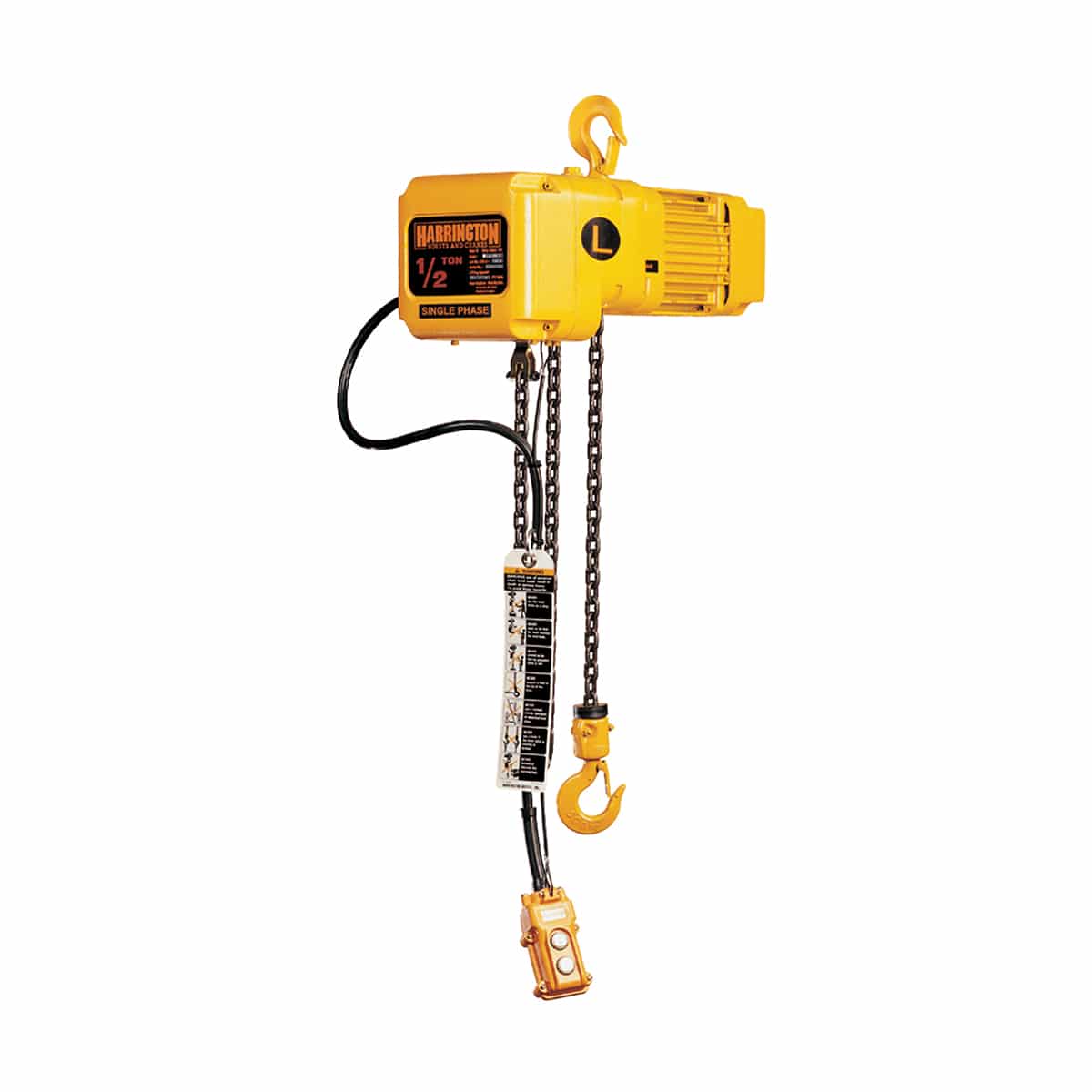 Harrington SNER Single Phase Electric Chain Hoists