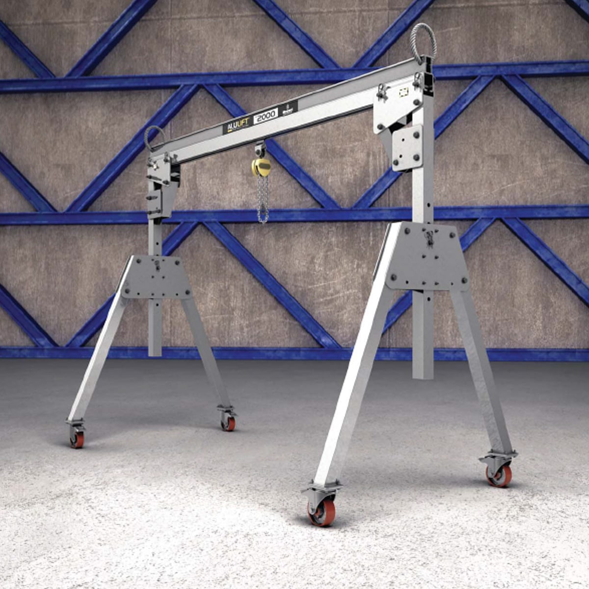 Metreel ALU-LIFT: Portable Aluminum Gantry Cranes