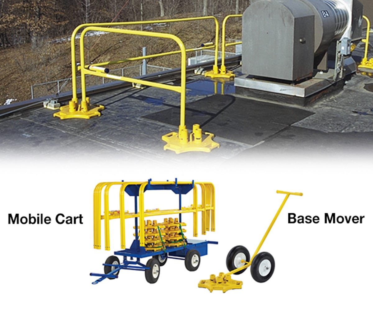 Tractel T-Rail 17 Portable & Non-Penetrating Guardrails