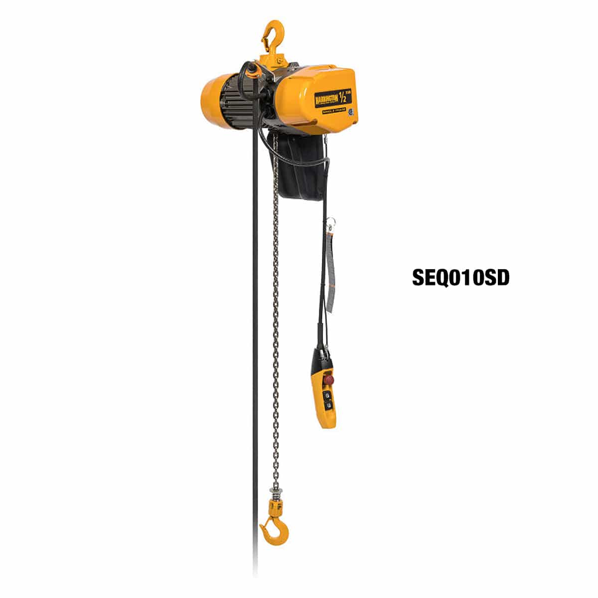 Harrington SEQ Single-Phase Dual Speed Electric Chain Hoist