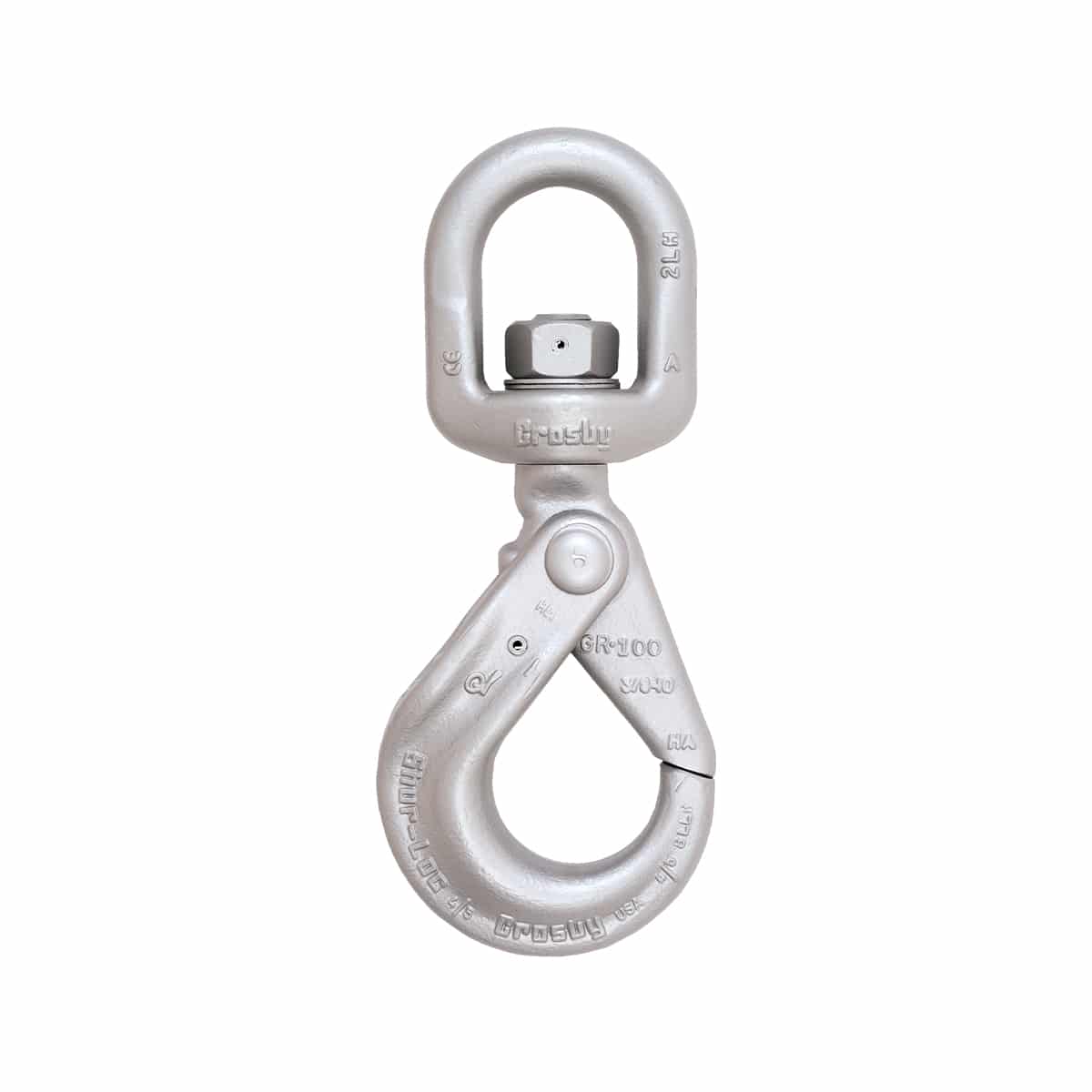 Crosby S-326A / S-3326 SHUR-LOC® Swivel Hooks