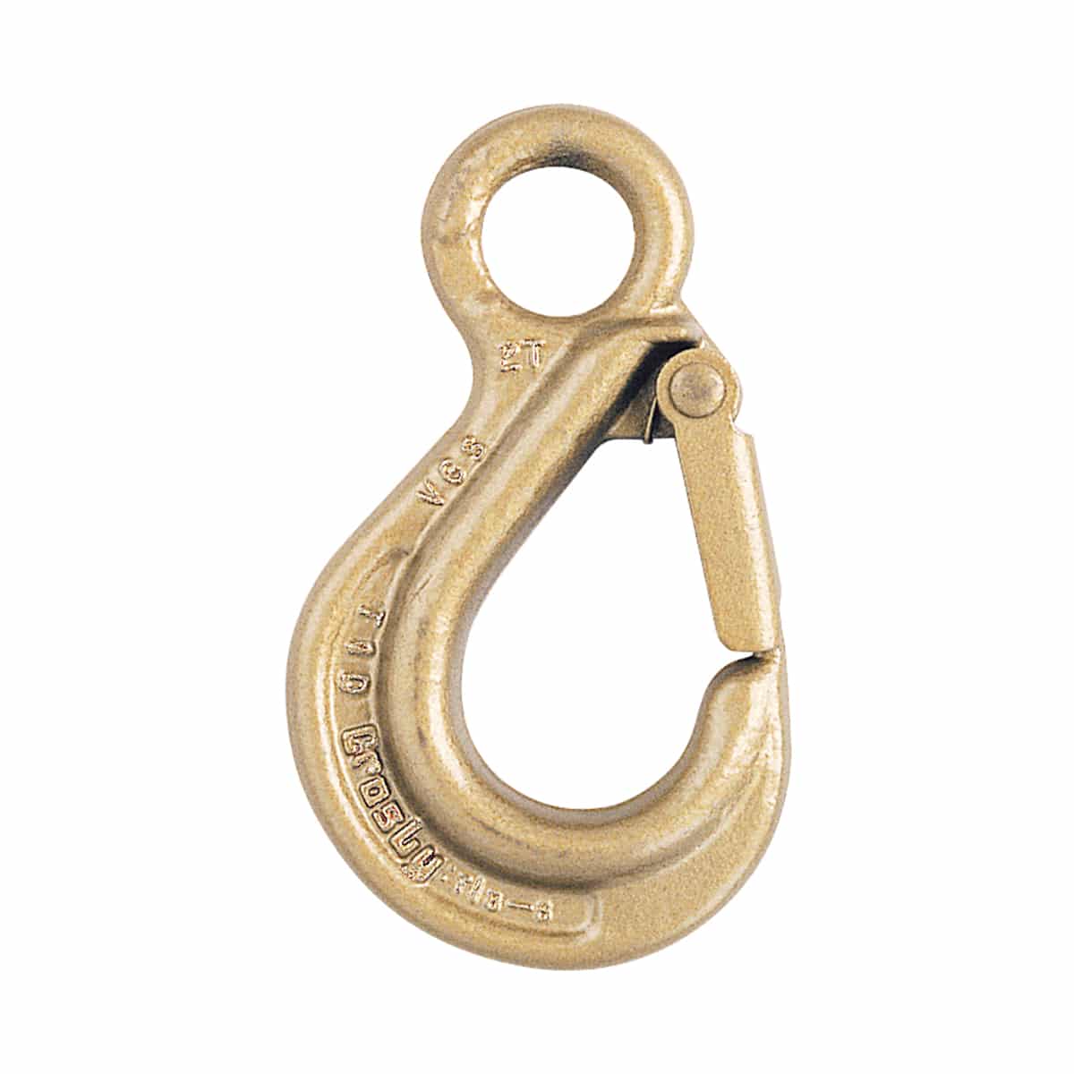 Crosby Grade 80 S-315A Eye Chain Hook With Integrated Latch