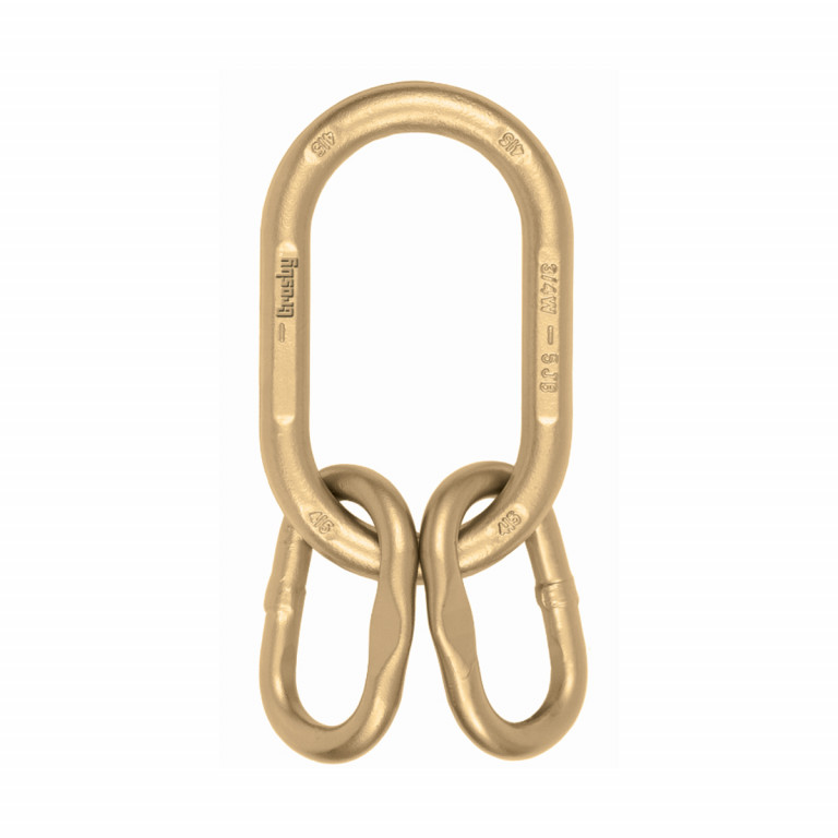 Crosby Grade 80 A-345 Master Link Assembly With Engineered Flat