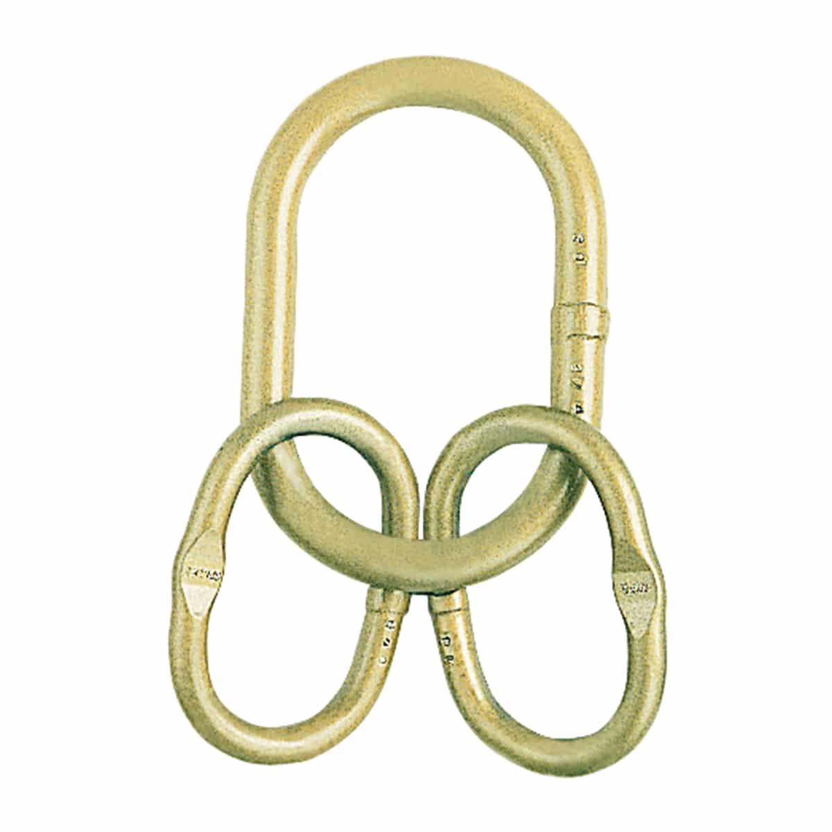 Crosby Grade 80 A-347 Welded Master Link Assembly with Engineered Flat