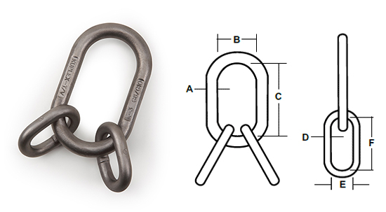 Peerless Accoloy® Kuplex® Oblong Sub-Assemblies Spec Drawing