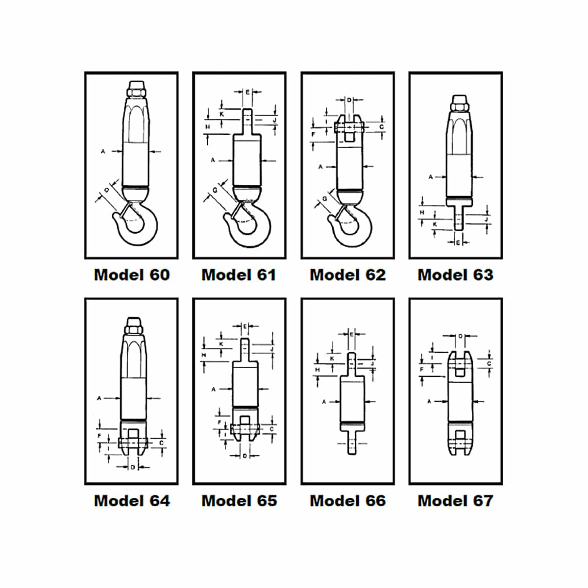 Esmet Angular Contact Ball Bearing Swivels